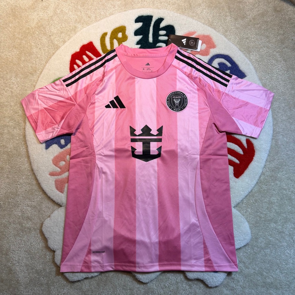Adidas Inter Miami Messi 10 Jersey Pink Player Version NWT Medium Soccer Shirt